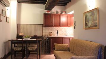 Apartment, 1 Bedroom | Living area