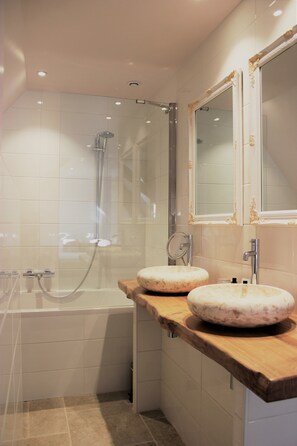 Luxury Double Room, 1 King Bed | View from room - Domaine Pont Juillet (Fontaines)