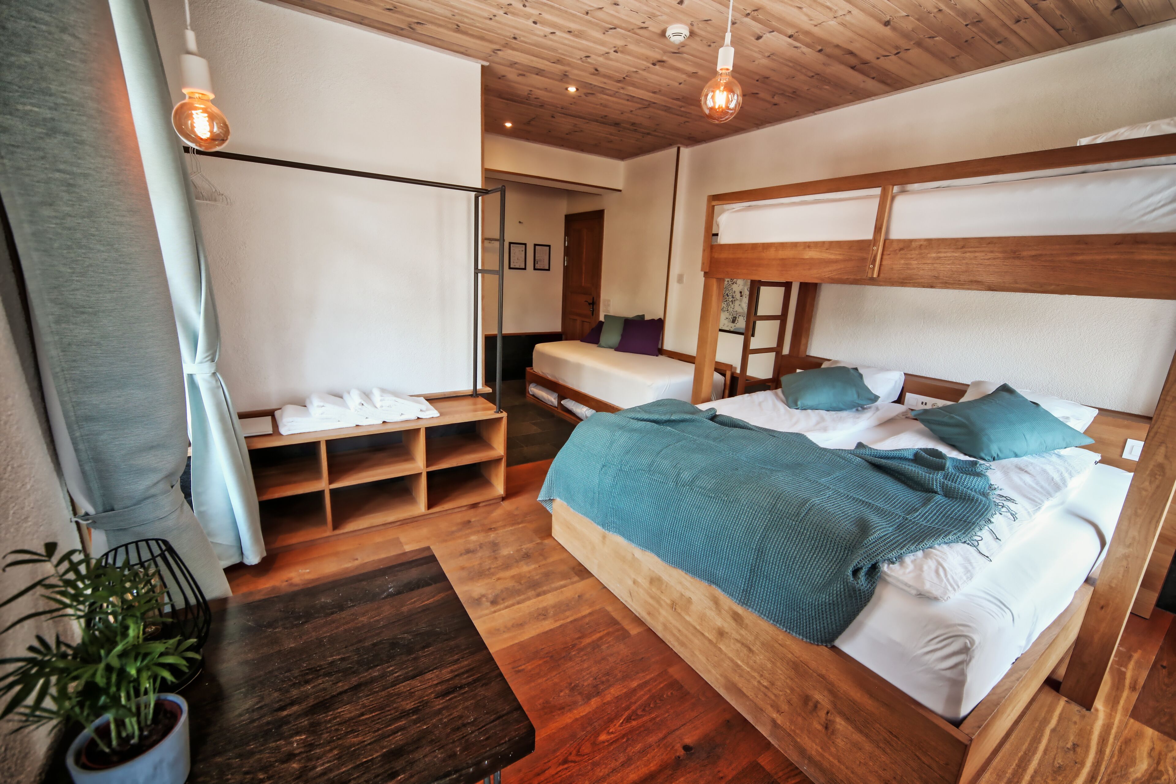 Quadruple Room, Private Bathroom (Globetrotter) | In-room safe, blackout drapes, soundproofing, free WiFi