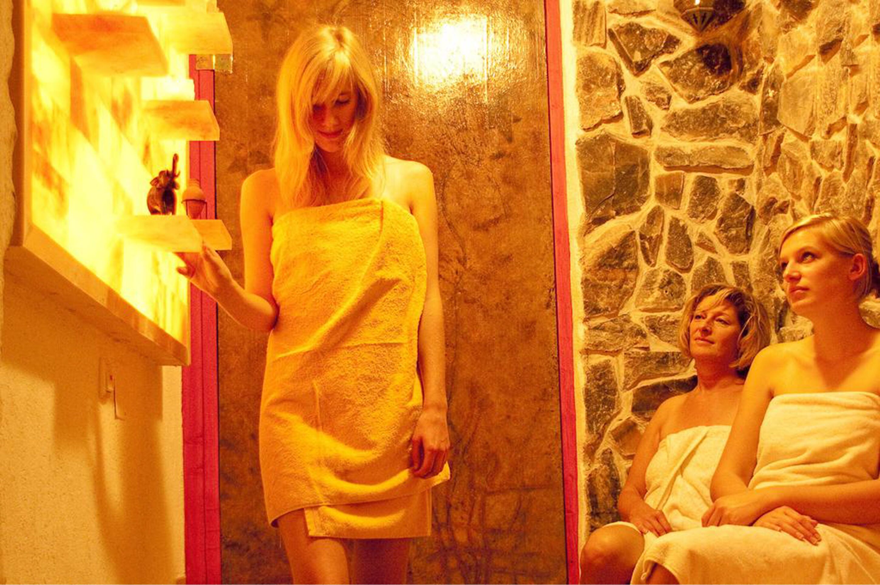 sauna, steam room, massages