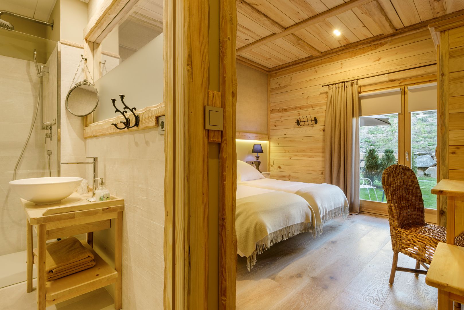 premium double room, terrace, garden view | view from room