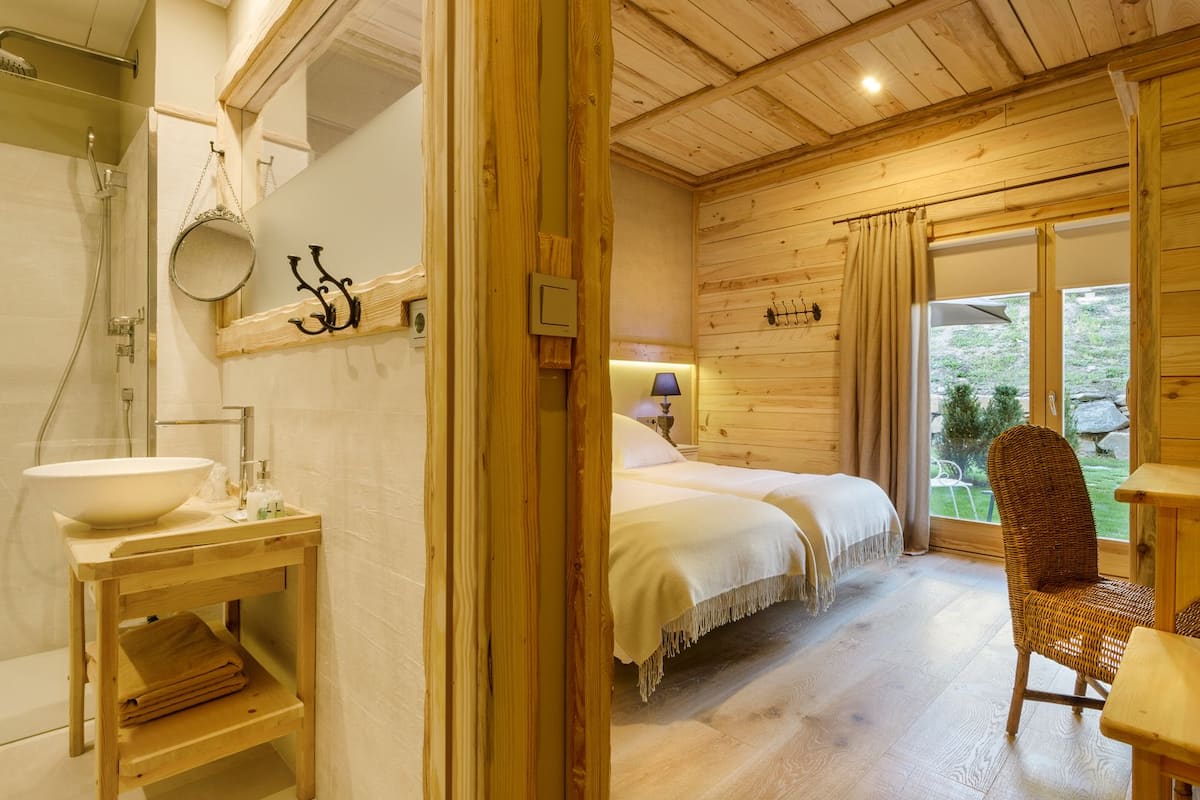 premium double room, terrace, garden view | view from room