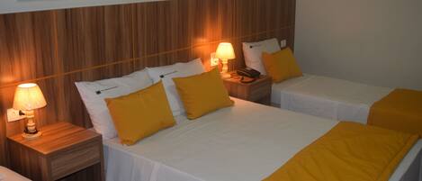 Minibar, desk, blackout drapes, free WiFi