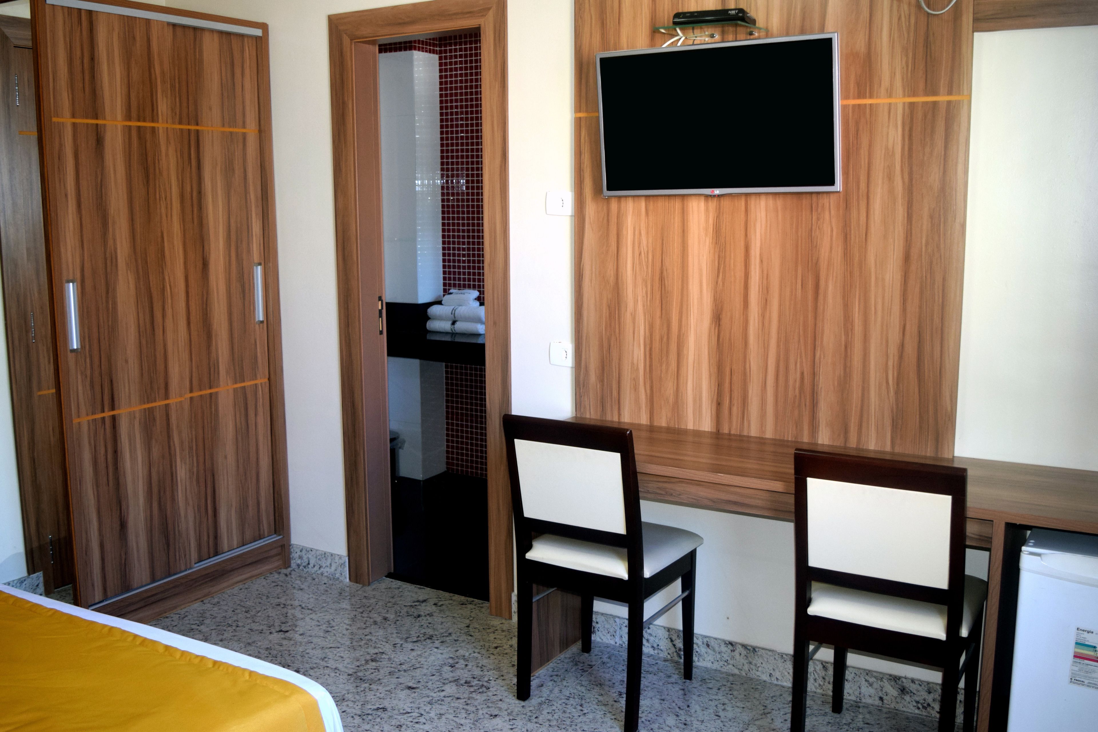 minibar, desk, blackout curtains, free wifi