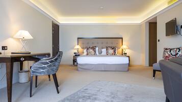 Sviitti, merinäköala | 1 makuuhuone, ylelliset vuodevaatteet, minibaari, tallelokero huoneessa