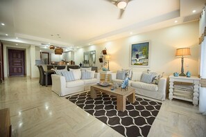 Two Bedroom Suite (max 4 guests) | Living area