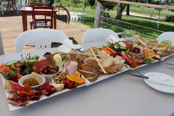 Blick von der Unterkunft