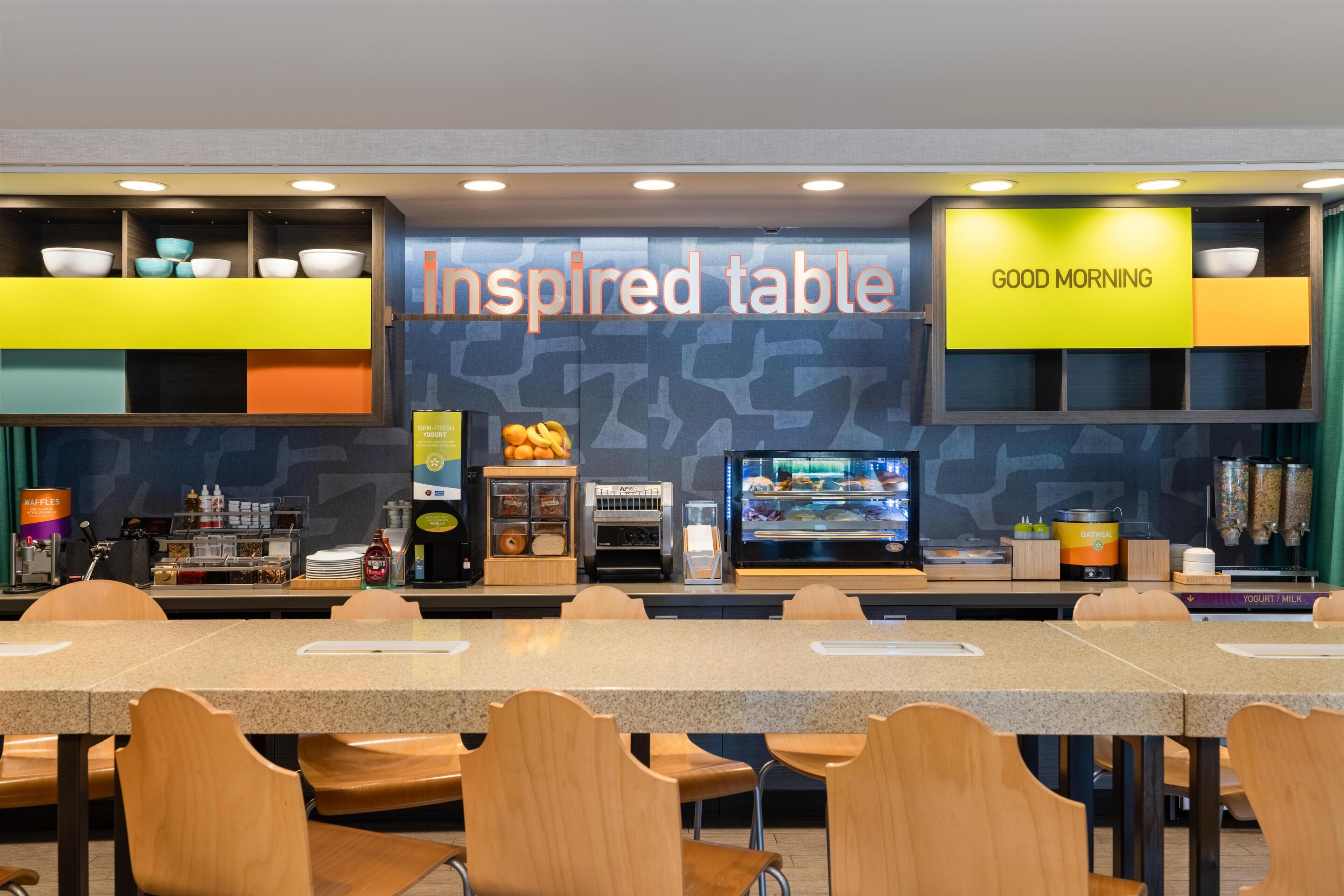 Dagelijks ontbijt voor onderweg inbegrepen