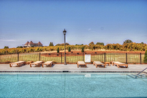 Seasonal outdoor pool