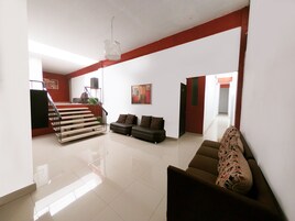 Sala de estar en el lobby