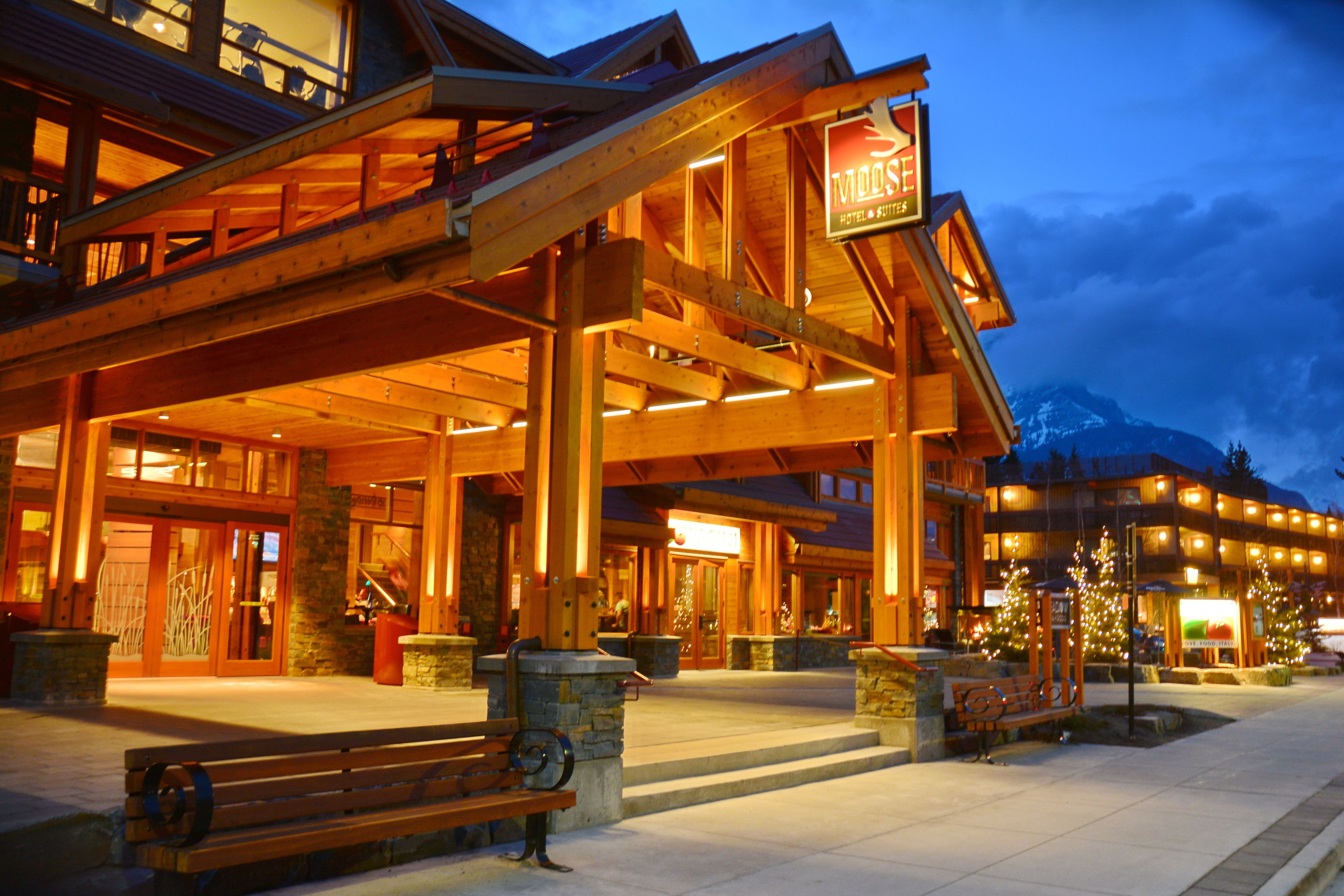 front of property – evening/night