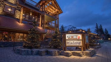 Front of property – evening/night