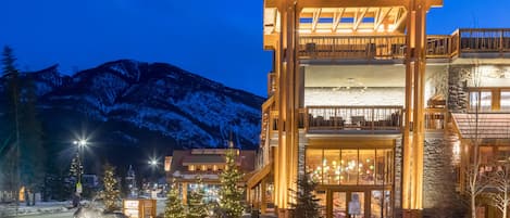 Front of property – evening/night