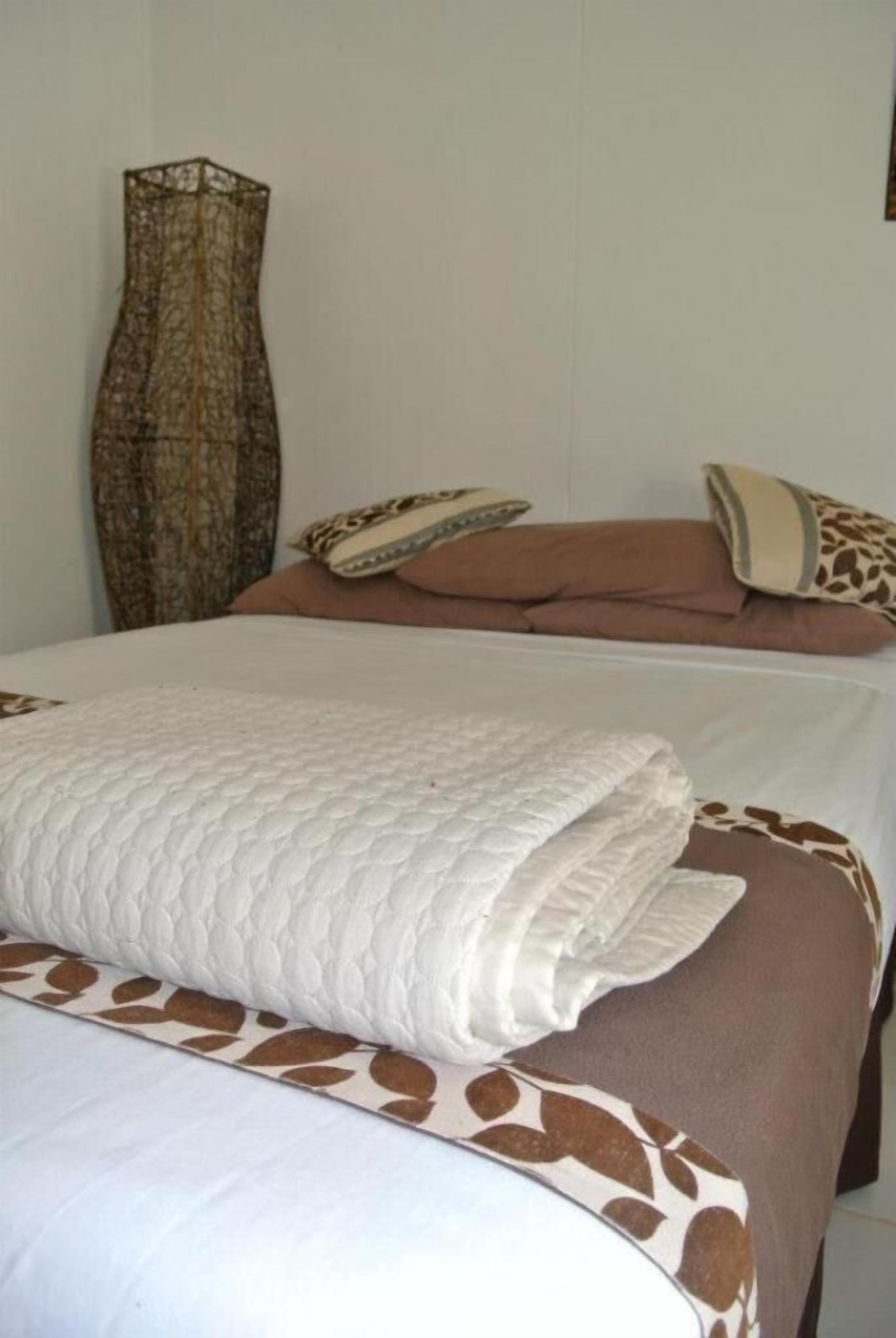 1 bedroom, desk, iron/ironing board, bed sheets