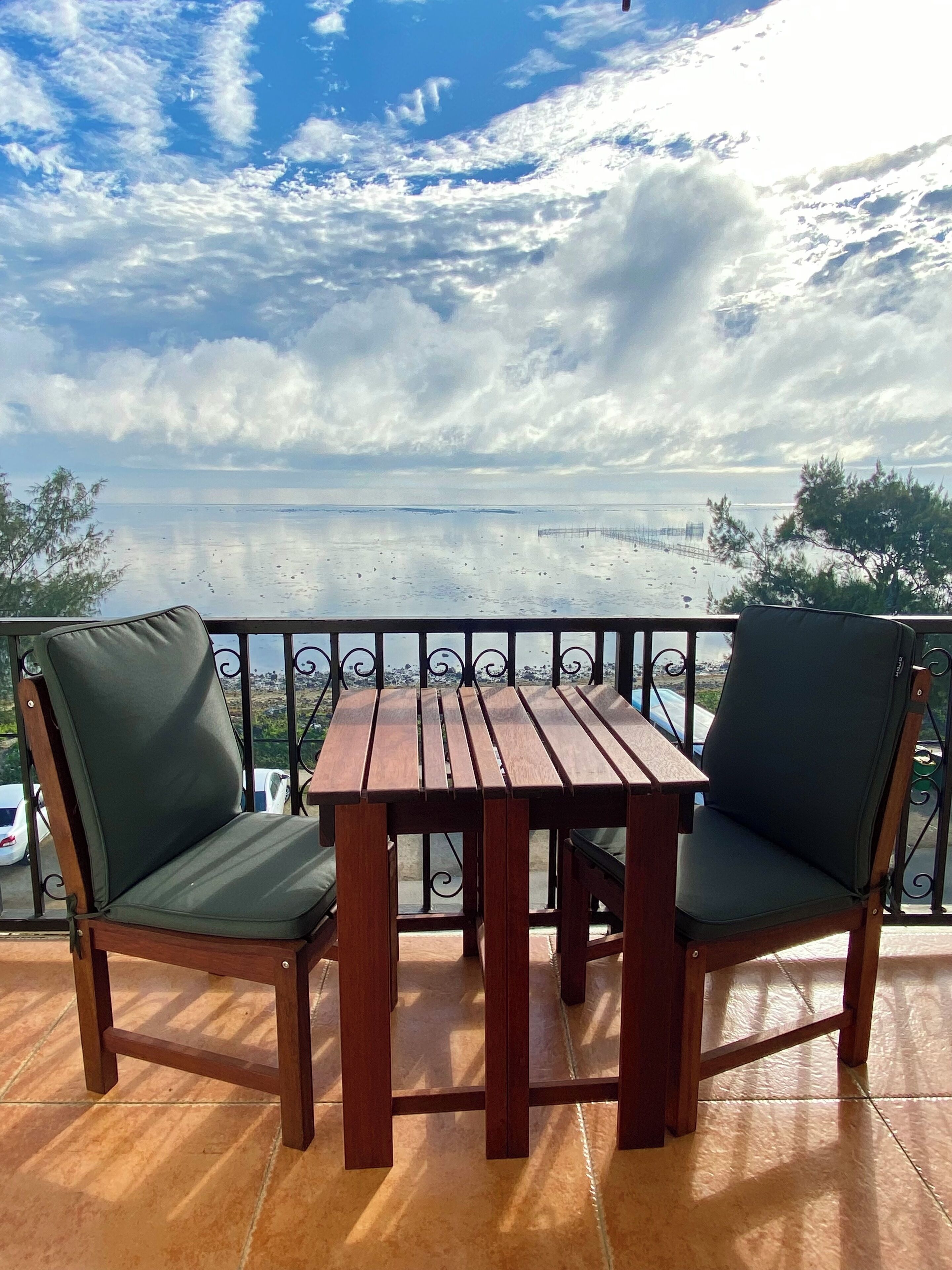 deluxe double room, balcony, ocean view | terrace/patio
