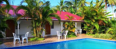 Apartment, 1 Schlafzimmer, mit Bad, Poolseite