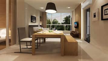 Kühlschrank, Mikrowelle, Herdplatte, Geschirrspüler