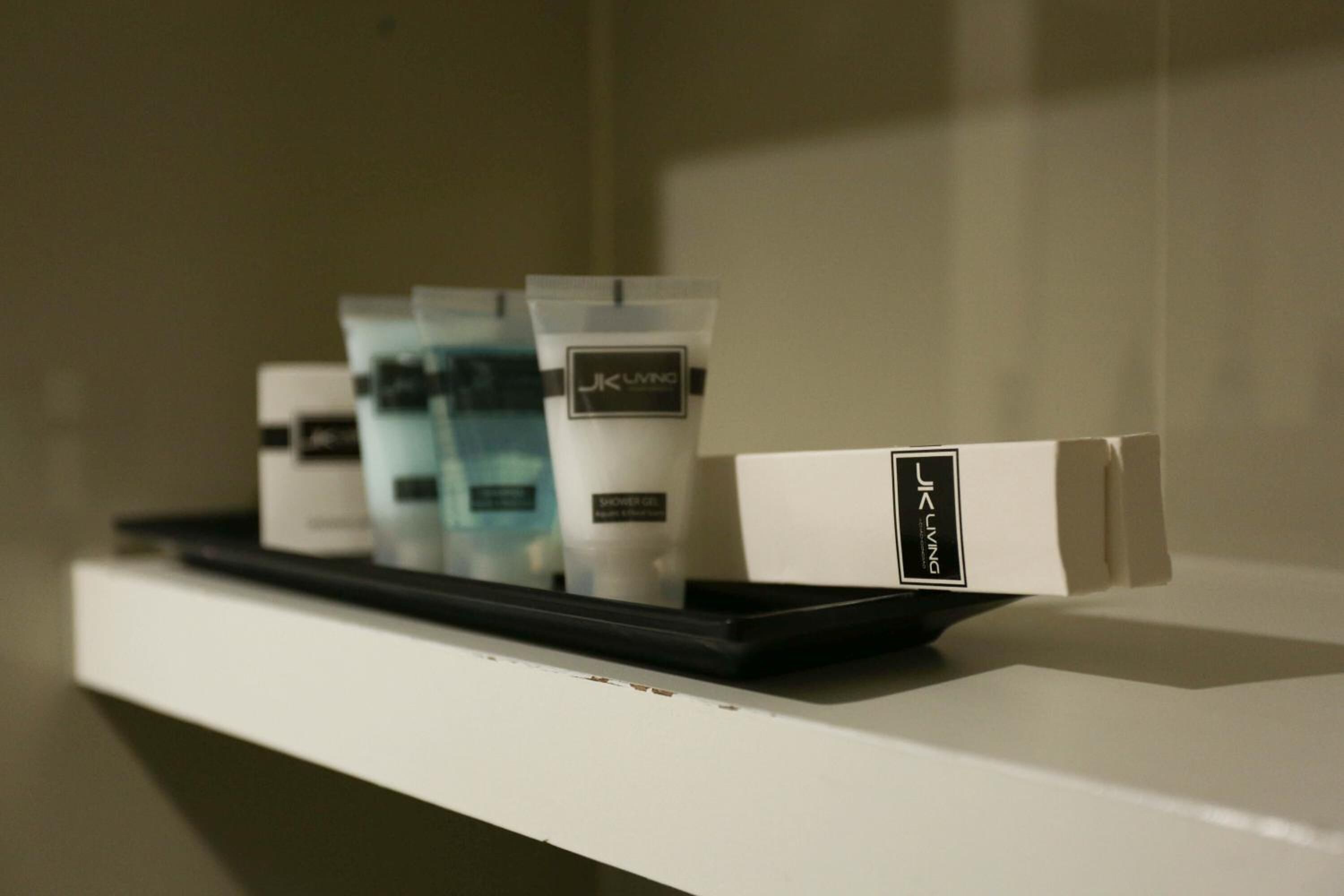 shower, free toiletries, hair dryer, bidet