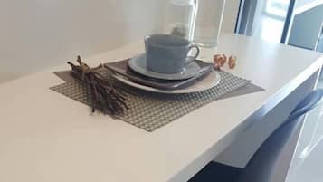 Fridge, electric kettle
