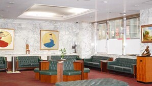 Sitteområde i lobbyen