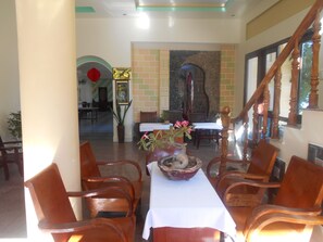 Sitteområde i lobbyen