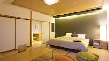 Kamar Tradisional, Bebas Asap Rokok (Japanese-style) | Wi-Fi gratis dan seprai linen