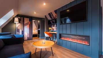 Suite, vista a la montaña | 1 habitación, wifi gratis y ropa de cama