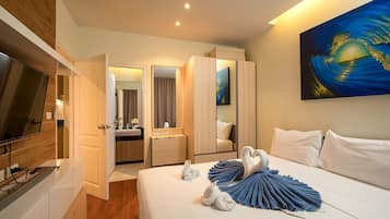 Apartemen Comfort | Seprai premium, selimut bulu angsa, dan brankas