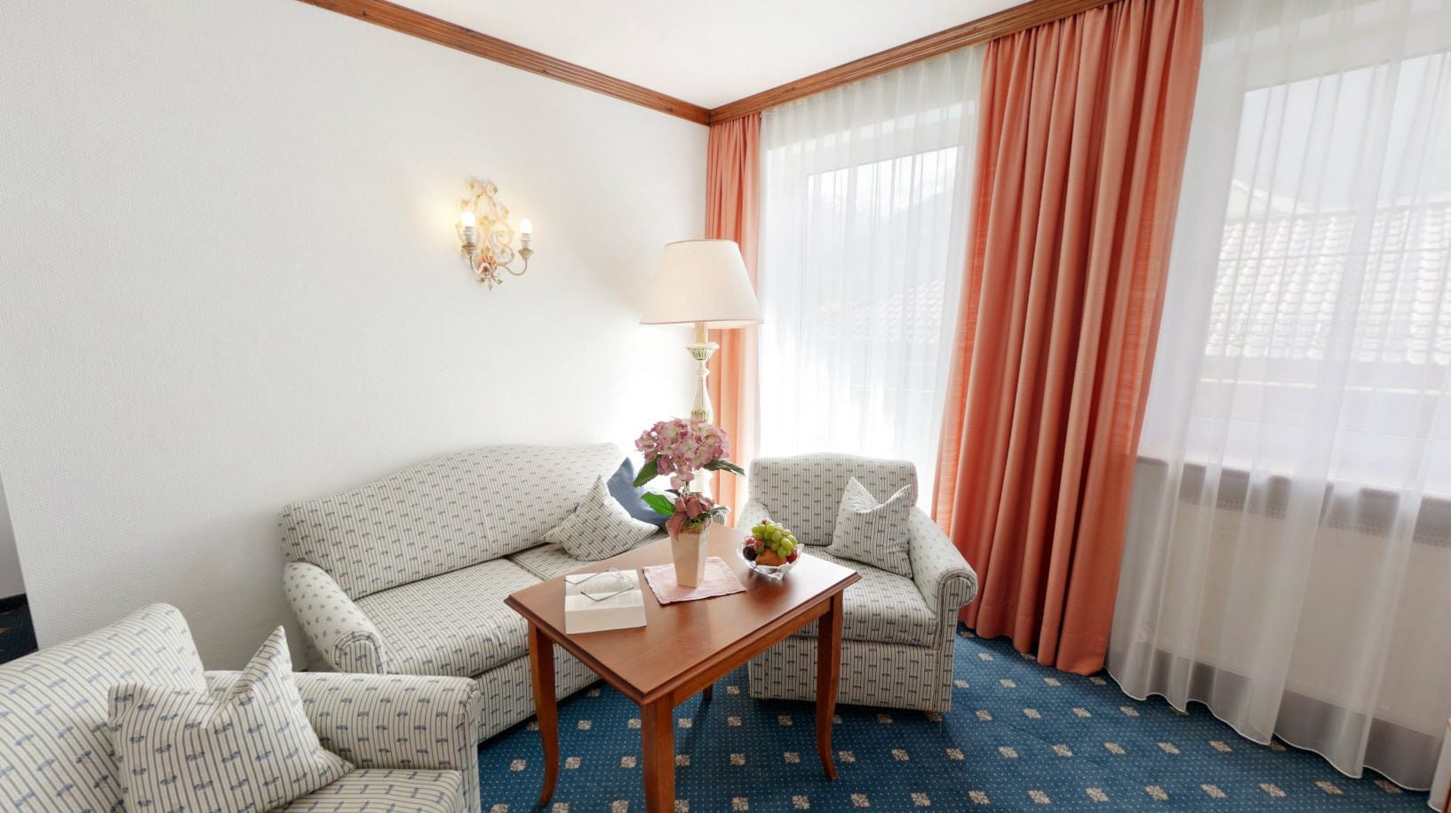 double room | living room | flat-screen tv