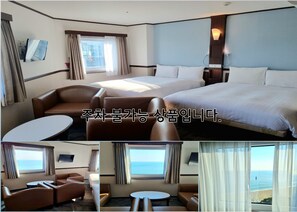 Deluxe Twin Room, Non Smoking, Ocean View (No parking allowed) | Down comforters, in-room safe, blackout drapes, free WiFi - Toyoko Inn Busan Haeundae No.2 (Busan)