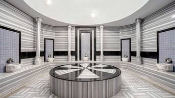 Sauna, baño de vapor, baño turco o hammam y tratamientos corporales