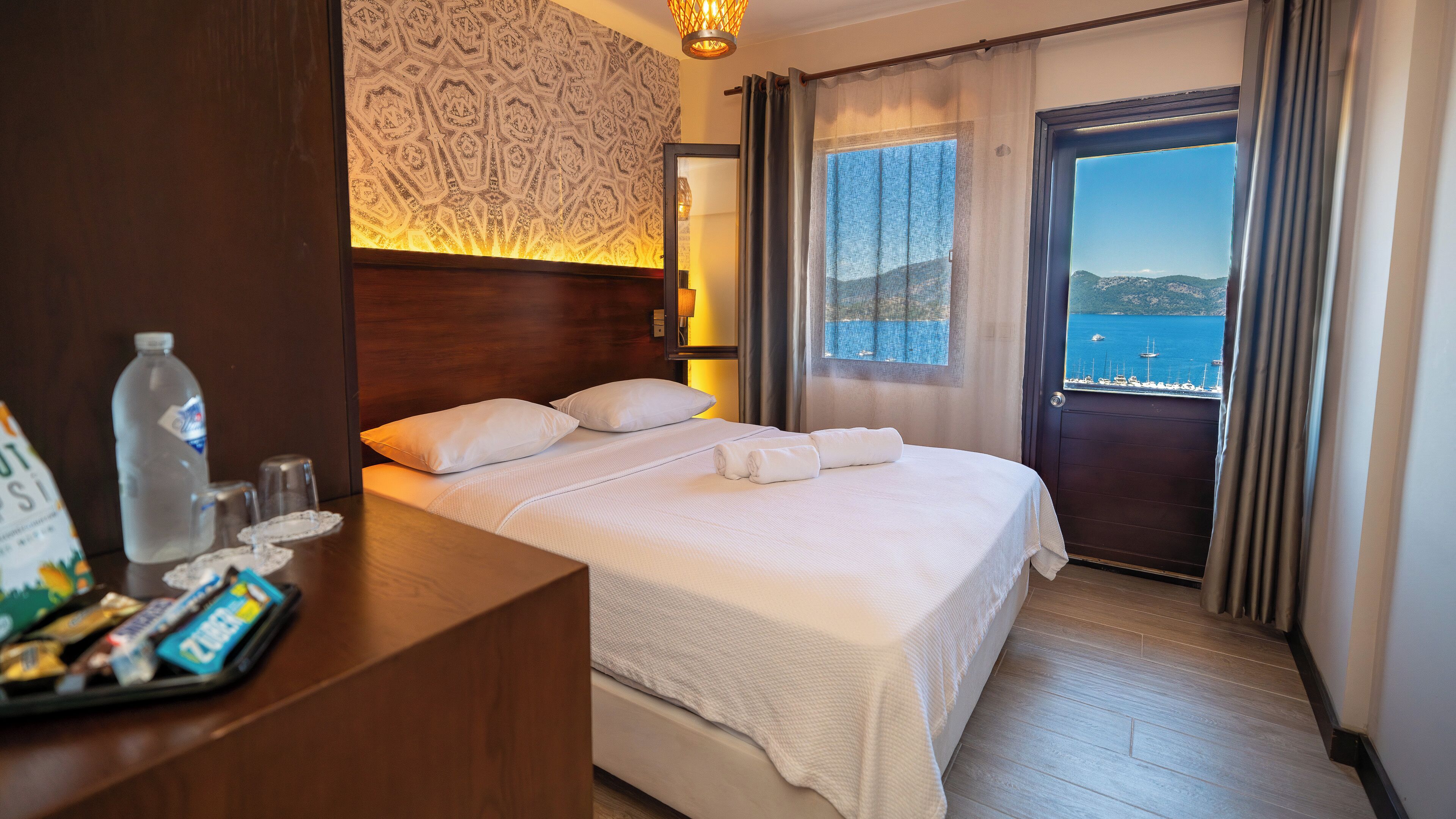 ห้องสแตนดาร์ดดับเบิล, วิวทะเล | เครื่องนอนระดับพรีเมียม, เตียง Select Comfort, มินิบาร์