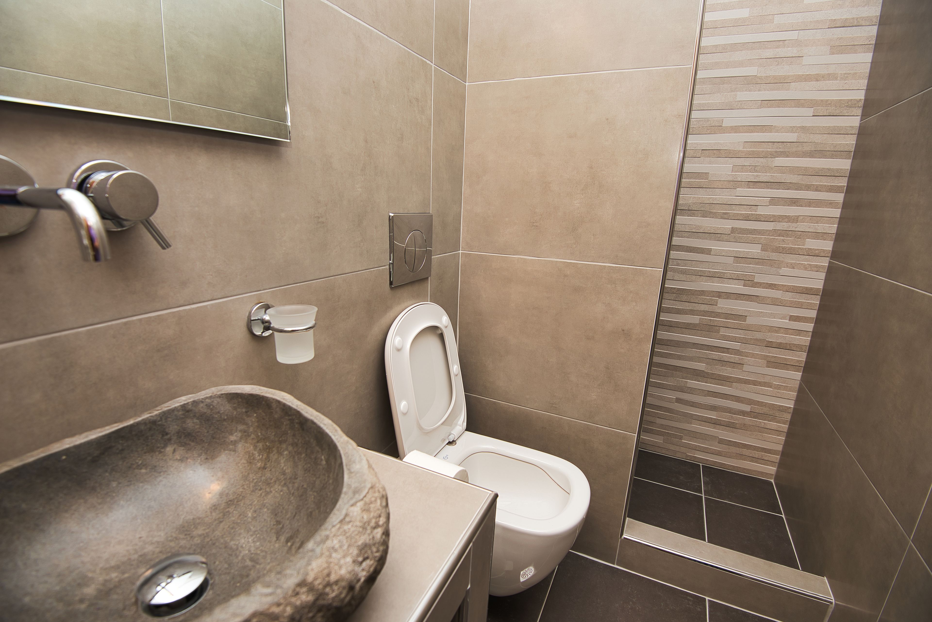 single room | bathroom | hair dryer, towels