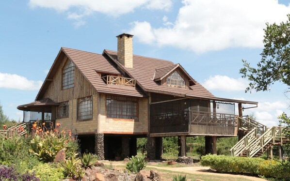 Fassade der Unterkunft