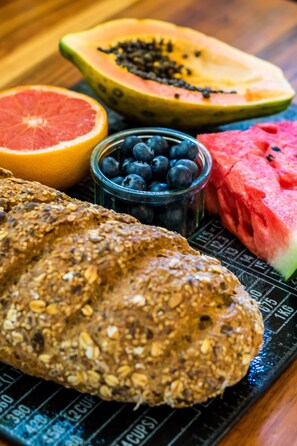 Daily cooked-to-order breakfast for a fee