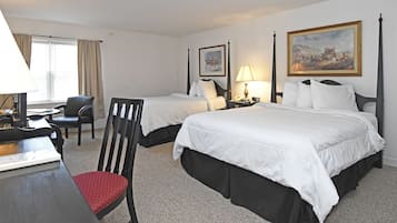 Standard Room, 2 Queen Beds (West Inn) | Iron/ironing board, free WiFi, bed sheets