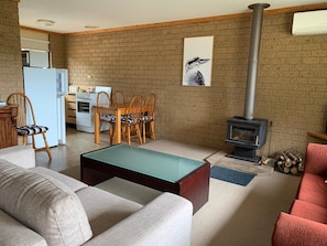 Family Cottage, 2 Bedrooms | Living area | Flat-screen TV, DVD player, table tennis