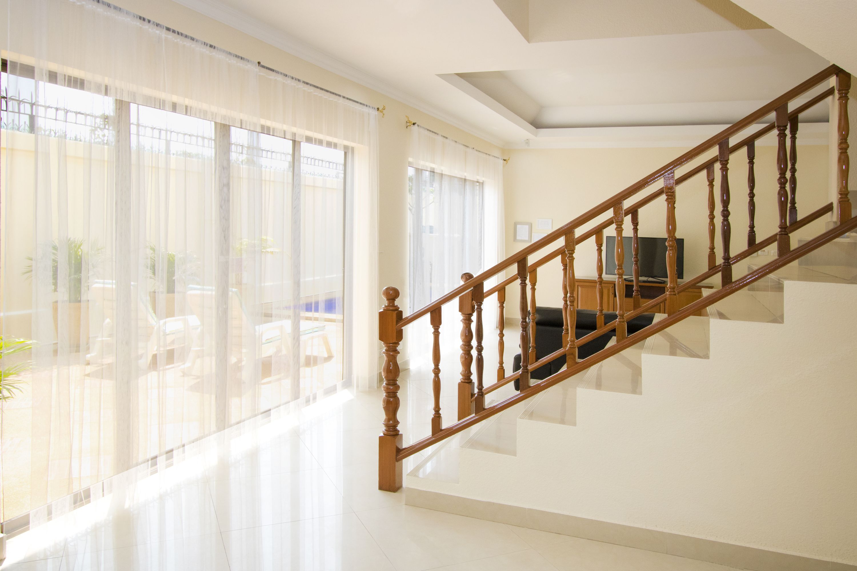 3 Bedrooms Villa with Private Pool and Hot Tub | Két bảo mật tại phòng, bàn, màn/rèm cản sáng, bàn ủi/dụng cụ ủi quần áo 