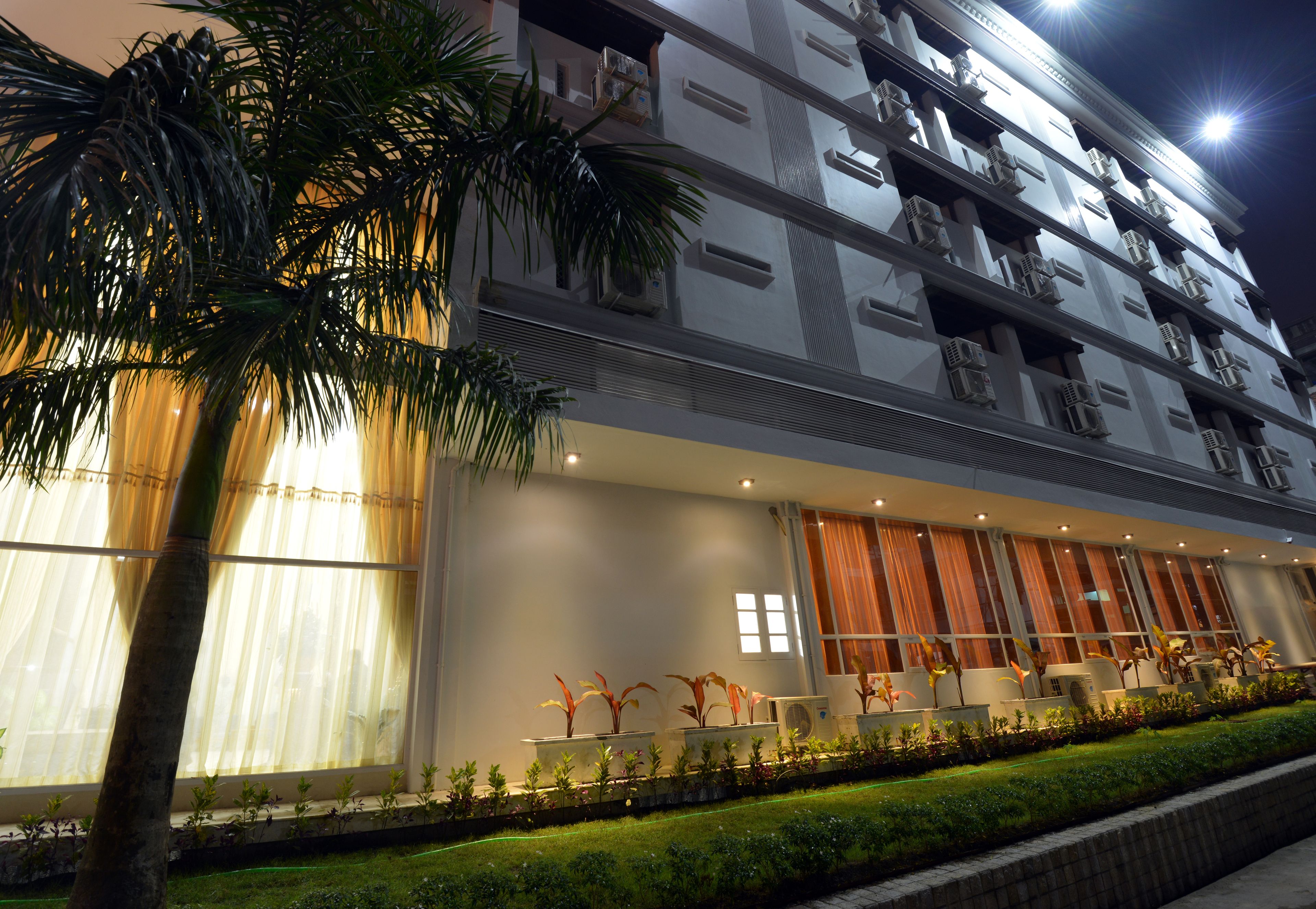 front of property – evening/night