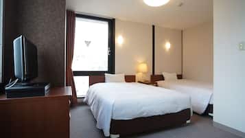 Down comforters, free WiFi, bed sheets