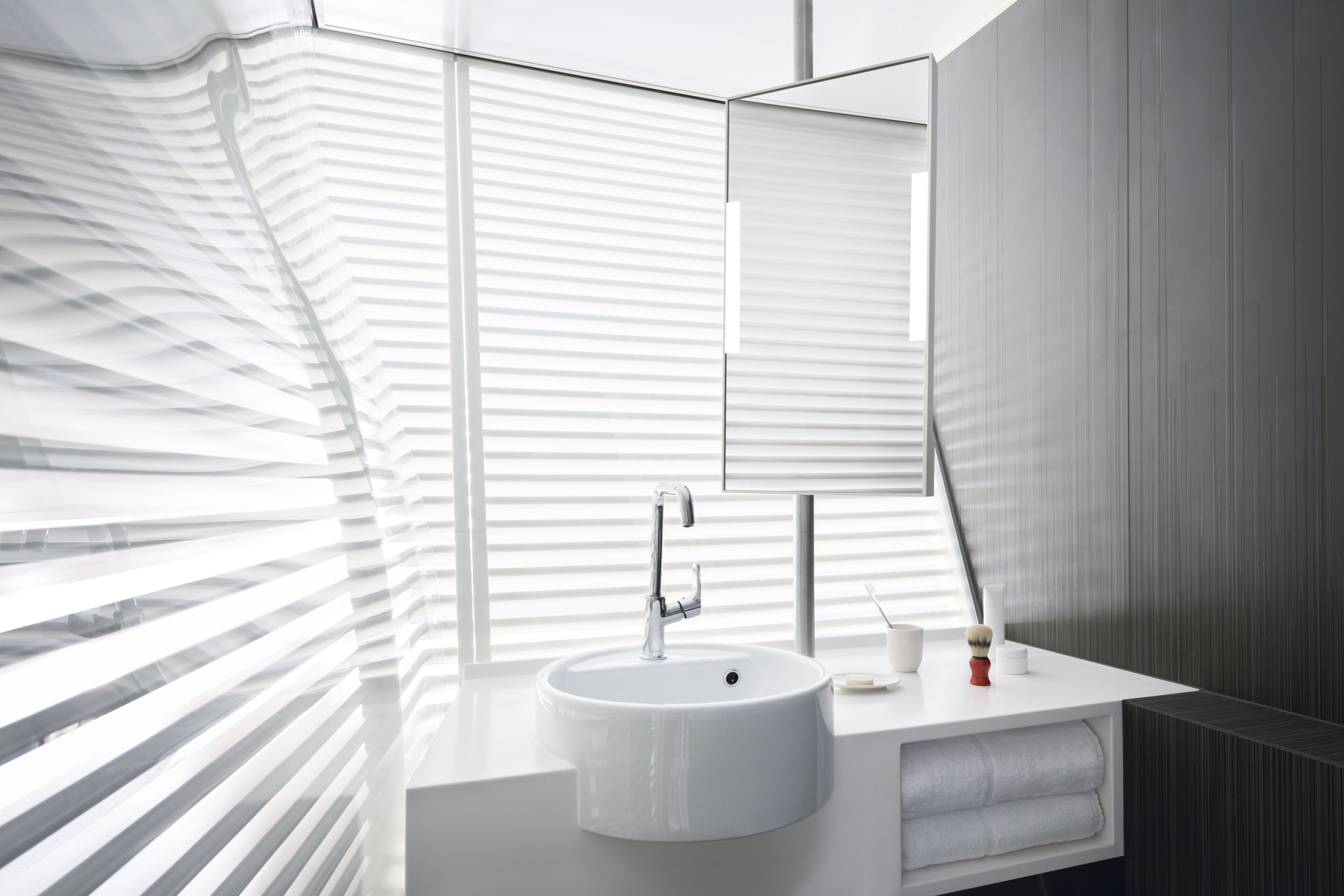 shower, rainfall showerhead, eco-friendly toiletries, hair dryer