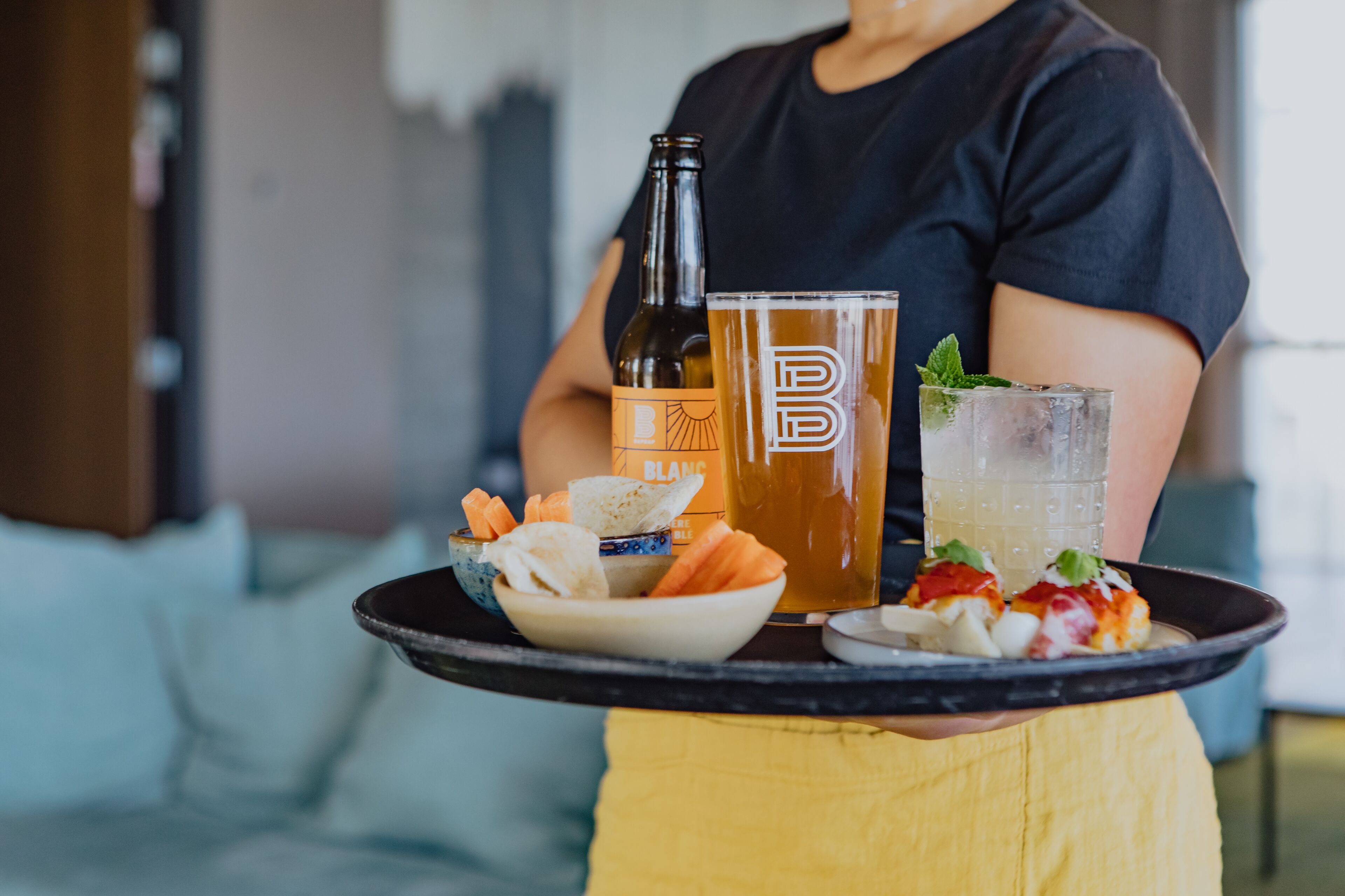 Lunsj og middag serveres