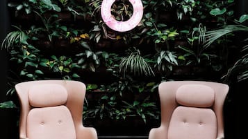 Sitteområde i lobbyen