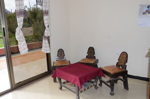 Lobby sitting area - Zan-Seyoum Hotel (Lalibela)