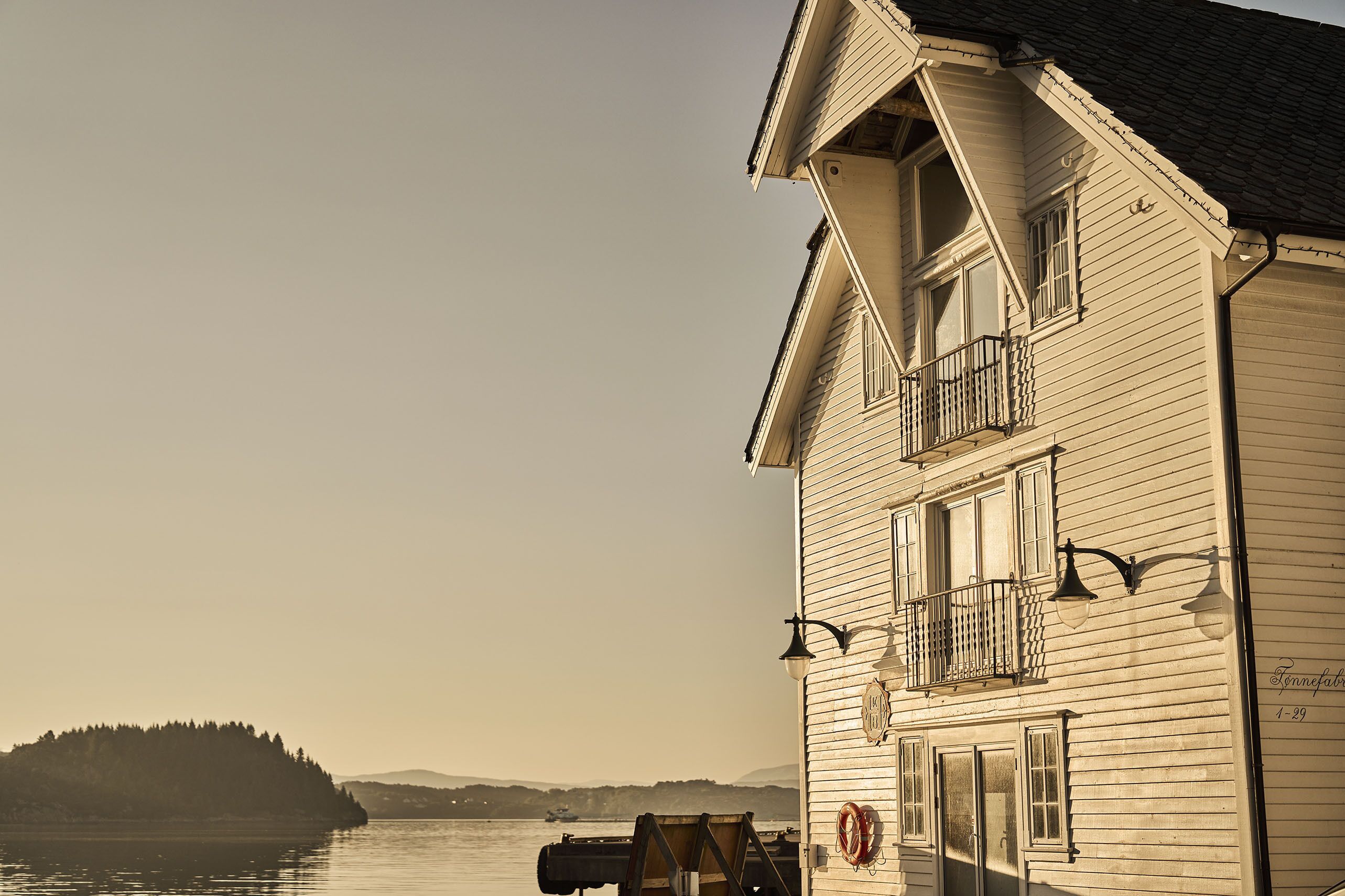 Fassade der Unterkunft