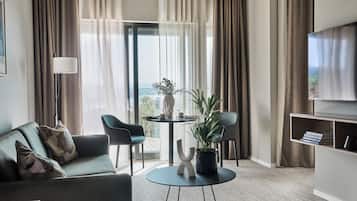 Suite (Beckerwyc House)(Elevator) | Senger med overmadrass, strykejern/-brett, wi-fi (inkludert) og sengetøy