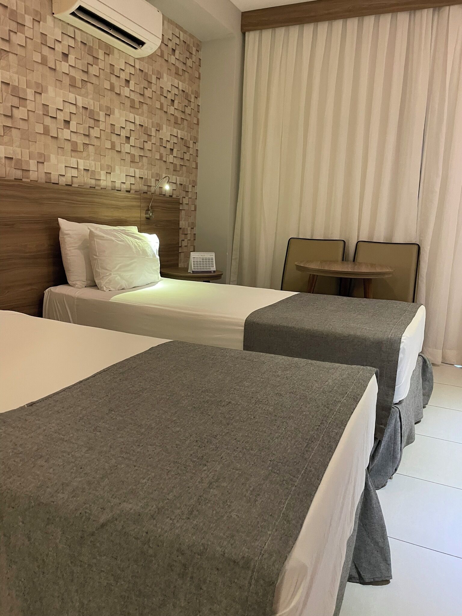 deluxe twin room, air conditioning, city view | view from room