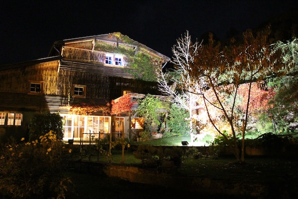 Front of property – evening/night