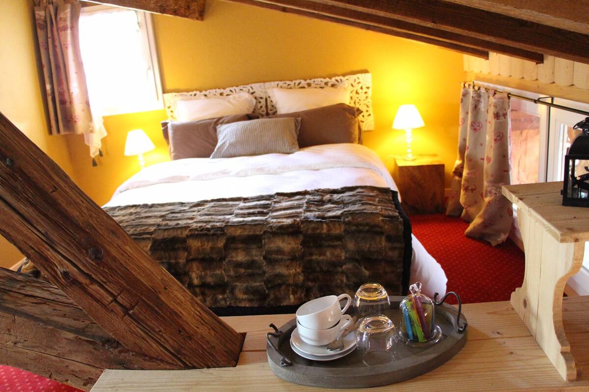 Double Room, Garden Area (Chambre Côté Jardin_2) | Premium bedding, desk, soundproofing, iron/ironing board (on request)