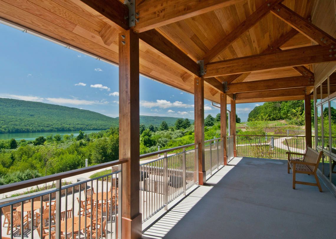 Vue depuis l’hébergement